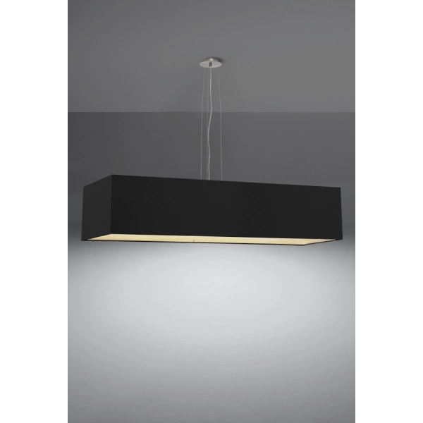Nowoczesna lampa wisząca SANTA 120 SL.0782 czarna 5xE27