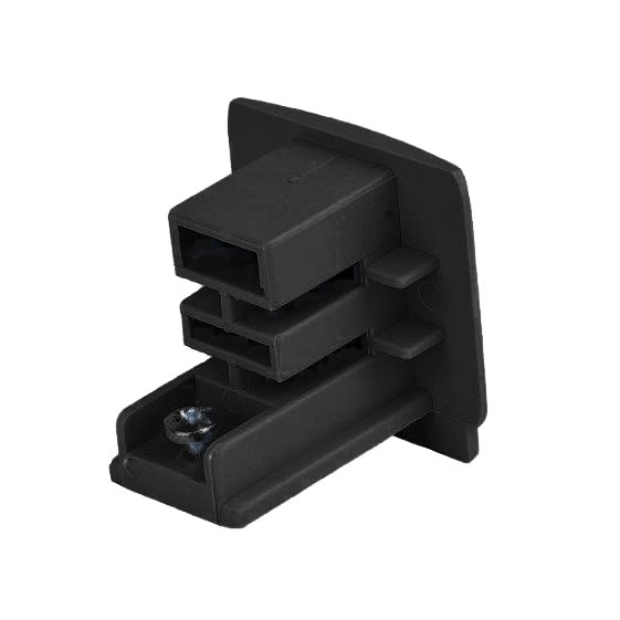 Szynoprzewód jednofazowy czarny -1,5 metra + zasilanie końcowe + zaślepka