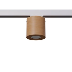 Plafon ORBIS naturalne drewno GU10 #W