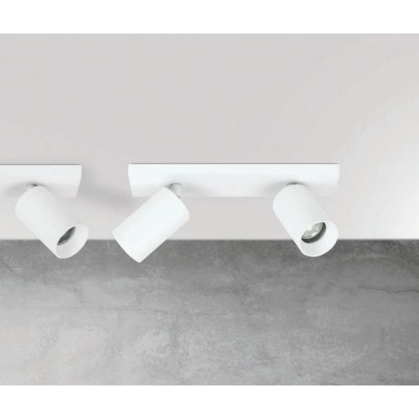 Lampa sufitowa spot reflektorek CROSTI LACCE TRE biały szer. 48,5cm
