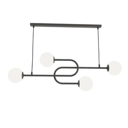 Lampa sufitowa Emibig ATRIA 4 BL OPAL 1383/4