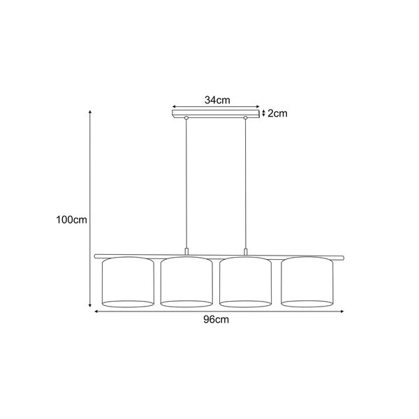 Lampa wisząca K-5213 z serii VICTORIA