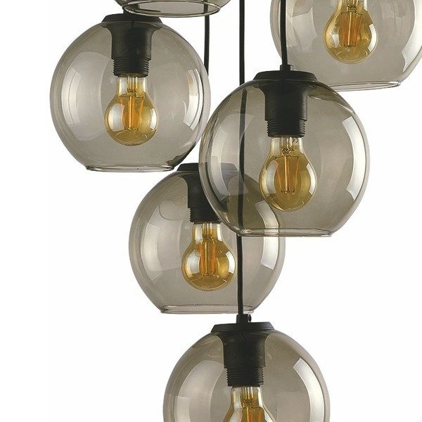 Duża lampa do salonu VETRO VII 9131