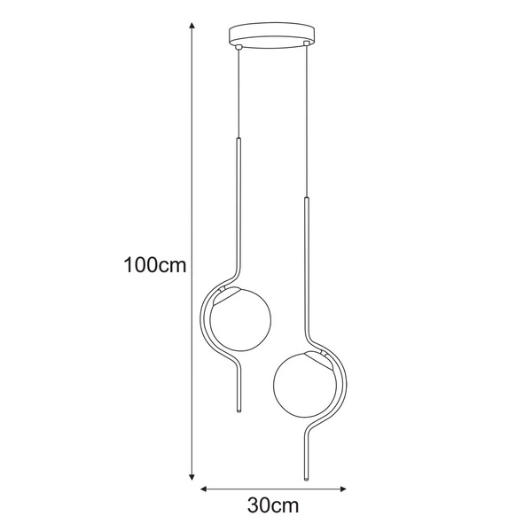 Lampa wisząca K-5332 z serii NEVA