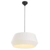 Lampa wisząca DICTE E27 60W Tekstylia | Biały