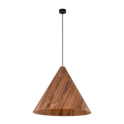 Lampa sufitowa, wisząca SOLIS WOOD dług.210cm szer.61cm E27 | DĄB CIEMNY 10598