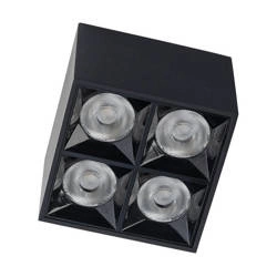 Oprawa natynkowa MIDI LED 8,2m 16W 4000K neutralna | czarny 10057