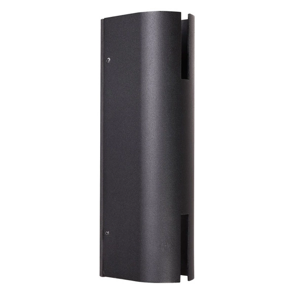 Kinkiet zewnętrzny Rovigo wys. 24cm 16W LED ciepła biel 3000K | czarny