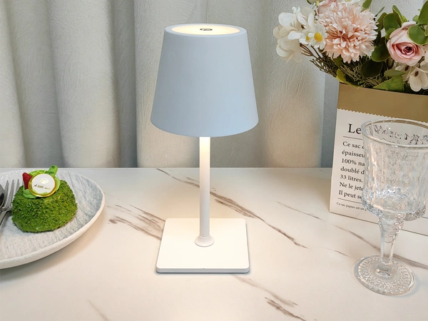 Lampa stołowa TAZA 3,5W 400lm CCT IP54 biała 2x2000mAh 4in1 LITE