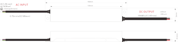 Zasilacz hermetyczny stałonapięciowy MPF IP67 24V 60W