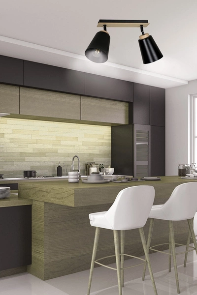 Lampa sufitowa Emibig ATLAS 2 Czarny 725/2