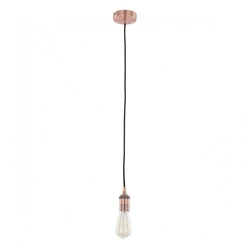 Lampa wisząca ATRIUM śr. 4,5cm E27 | miedź czerwona