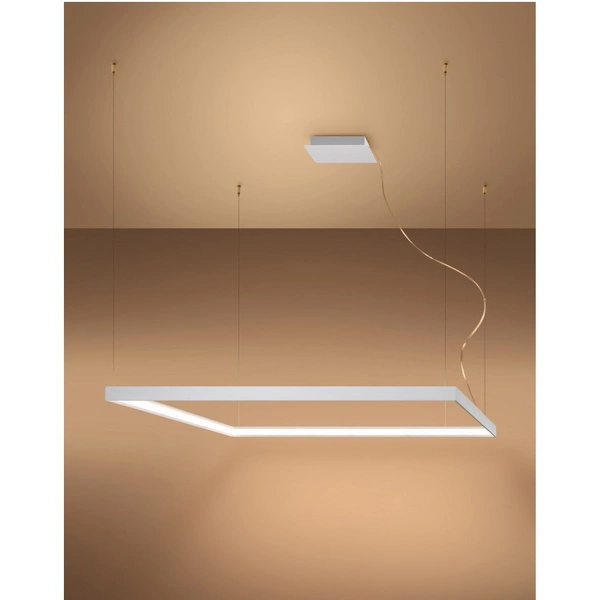 Lampa wisząca NELYA L, biała, 70W LED, barwa ciepła 3000K, TH.153