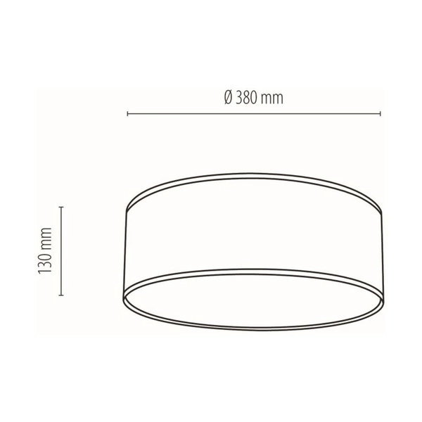 Lampa Sufitowa Hoja 3xE27 Max.25W Biały Metal/Wielokolorowa Tapeta 4873802