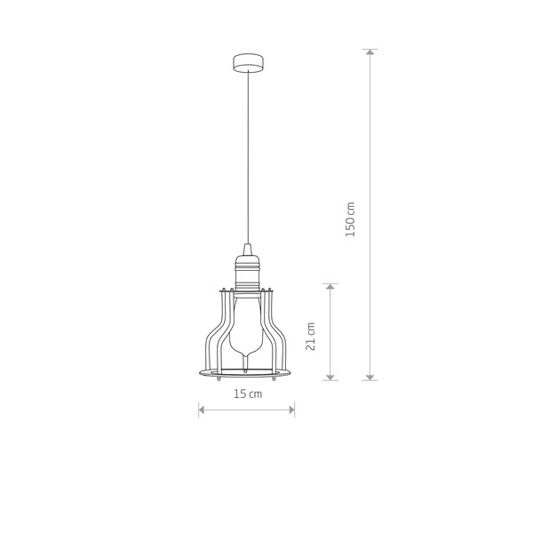 Vintage WORKSHOP I B zwis 150cm 6336