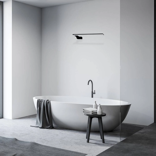 Kinkiet LED 11W nad lustro łazienka SHINE lewa 45cm | czarny