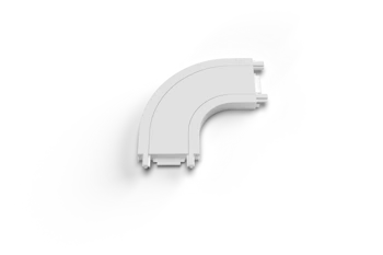 Azzardo GAMMA TRACK MAGNETIC 5mm ROUND CORNER90 WH 5327