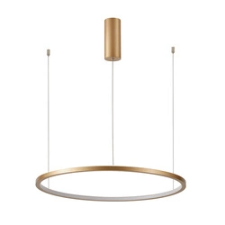 Lampa wisząca Italux Vinola 80cm 48W LED barwa zmienna | złoty