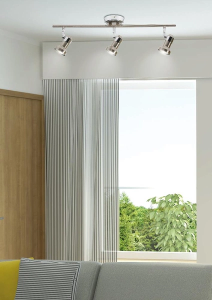 Lampa sufitowa/ścienna ARKON listwa 93-59598 satyna nikiel/chrom 3xGU10