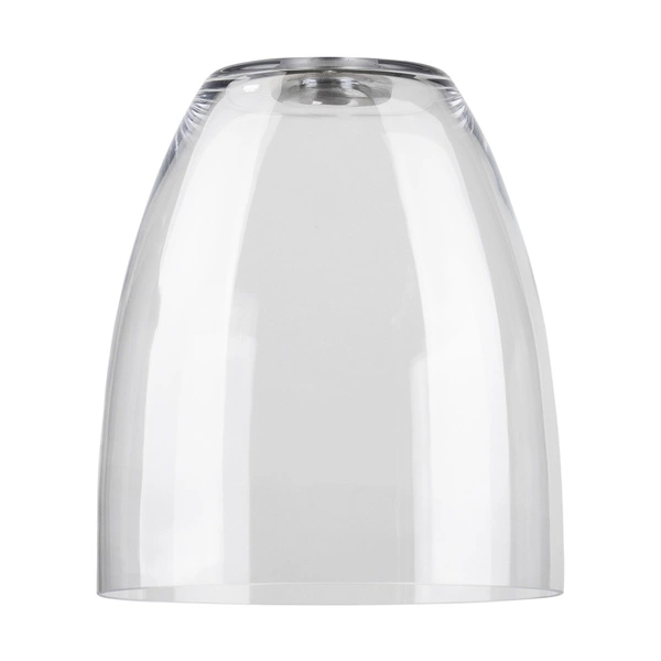 Lampa wisząca Campana 1xE27 Max.60W Chromowany metal/Przezroczysty kabel PVC/Przezroczyste szkło 9842028