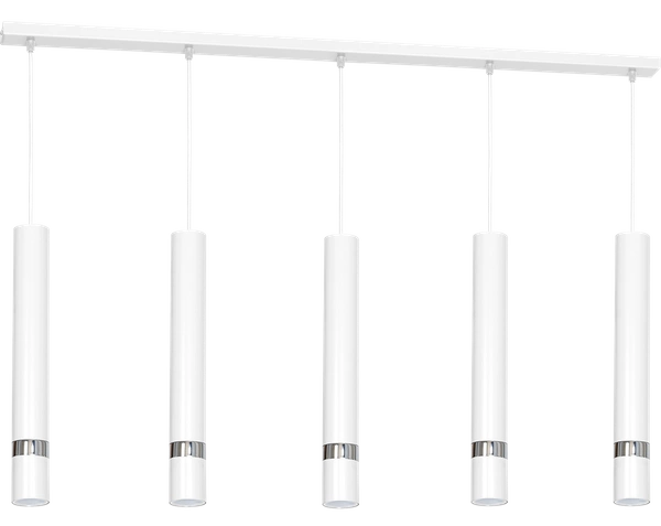 Lampa wisząca nowoczesna zwis JOKER V biały szer. 90cm