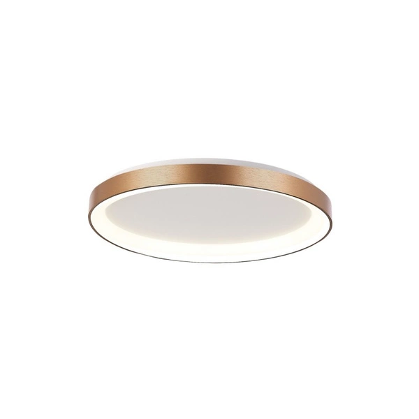 Plafon Italux Vico 58cm 48W LED barwa zmienna (CCT) | złoty