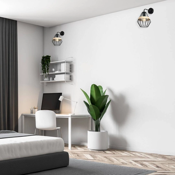 Kinkiet INDUSTRIALNY CLIFF BLACK 1xE27 MLP5523