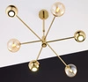 Nowoczesny Żyrandol MOKA wys. 47-69cm 3xG9 3xGU10
14W IP20 | Złoty