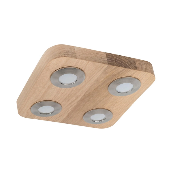 Sunniva Lampa Sufitowa Incl.4xLED 5W Dąb Olejowany/Satyna 2291474