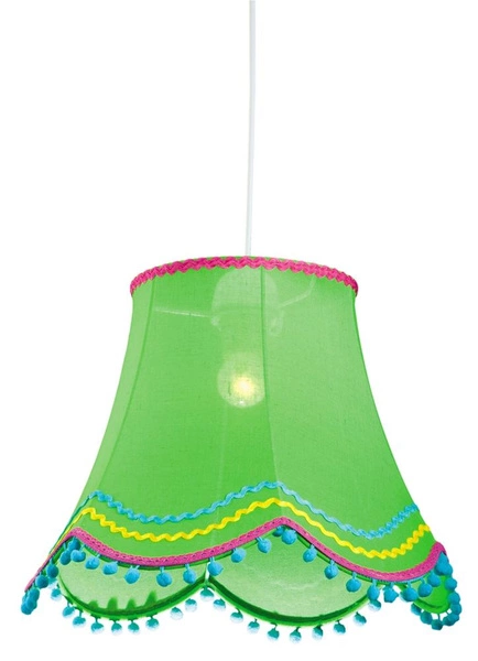 Lampa wisząca ARLEKIN 31-94516 zielona 1x60W E27