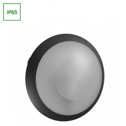 NYMPHEA OMNI BLACK E27 230V IP65 IK08 FI300X90MM CZARNY OKRĄGŁA