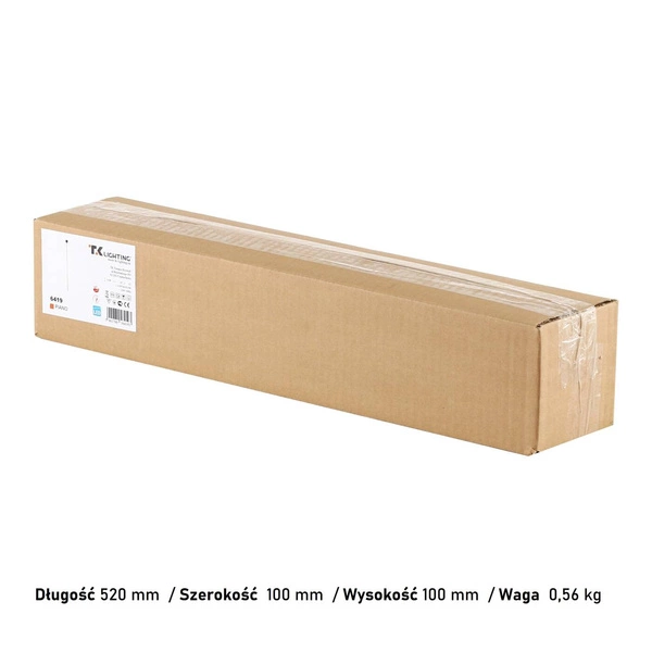 Nowoczesna lampa wisząca PIANO GOLD 1x G9 10W | złoty 6419