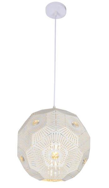 Lampa wisząca EUPHORIA 31-69689 biała 1x40W E27