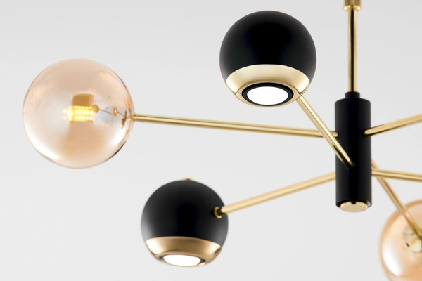 Nowoczesny Żyrandol MOKA wys. 47-69cm 3xG9 3xGU10
14W IP20 | Złoty