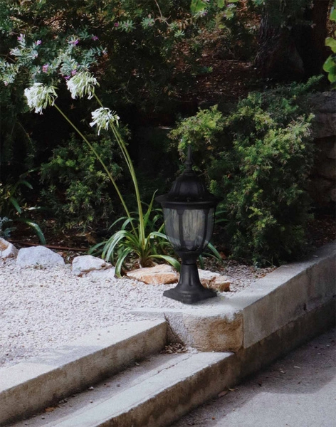 Lampa ogrodowa stojąca K-5007S2/N CZARNY z serii VASCO