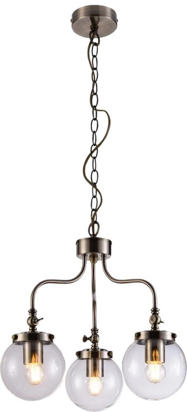 Lampa wisząca BALLET 33-70869 patynowa 3x40W E27