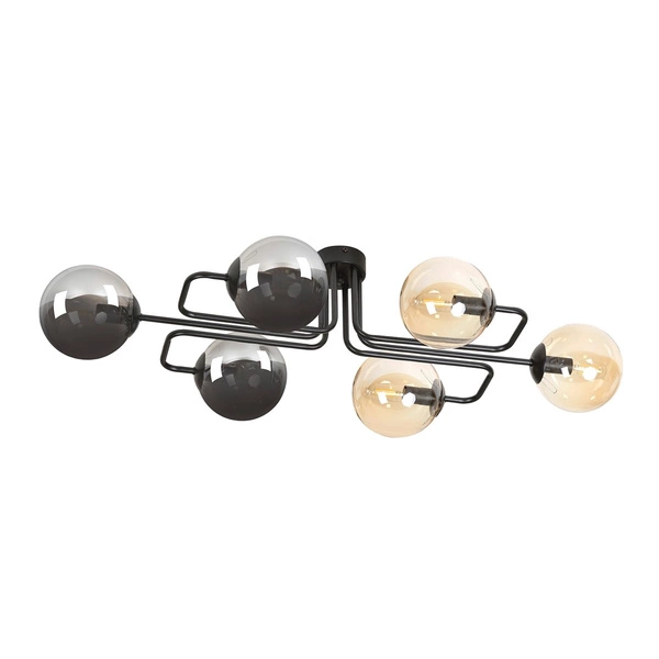 Lampa sufitowa Emibig BRENDI 6A BL MIX 2 834/6A2