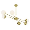 Nowoczesny Żyrandol TRENTO wys. 55-88cm 6xG9 14W IP20 | Złoty