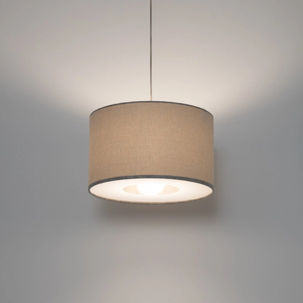 Lampa wisząca CEDRO S E27 wys.130cm szer.40cm | Beż 11664