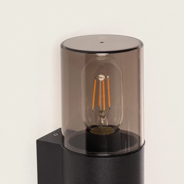 Kinkiet Ścienny zewnętrzny Góra/dół Czarny Klasyczny Abruzzo Pietro 2xE27 30cm