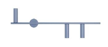 Aldex KINKIET TREVO 3 DUSTY BLUE (right) 1104Y16_2