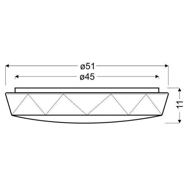 SKY EFECT 1 LAMPA SUFITOWA PLAFON 51 1X16W LED 6500K