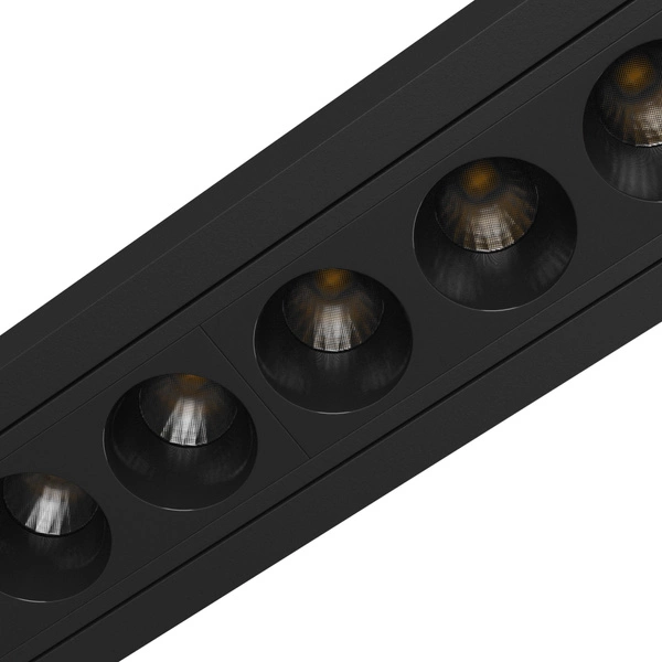 GRID S OPRAWA PODTYNKOWA 12W CCT 230V 40st IP20 230x34x61mm CZARNY 5 LAT GW. SPECTRUM