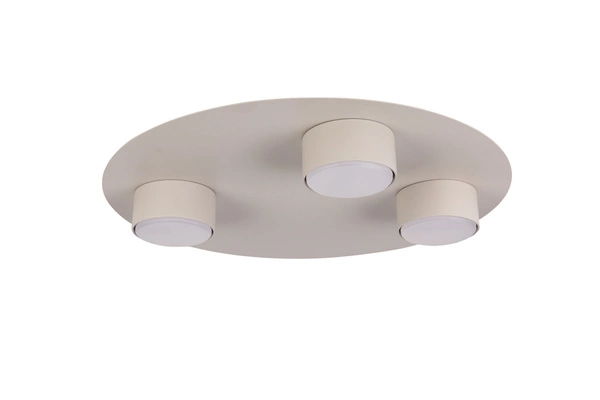 Lampa Sigma STAR 3 plafon szary beż 40913