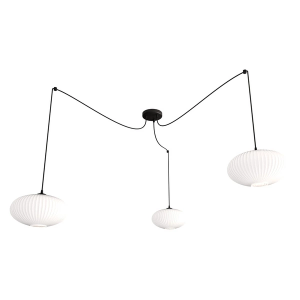 Lampa wisząca Emibig ORIGO 3 BL OPAL 1374/3