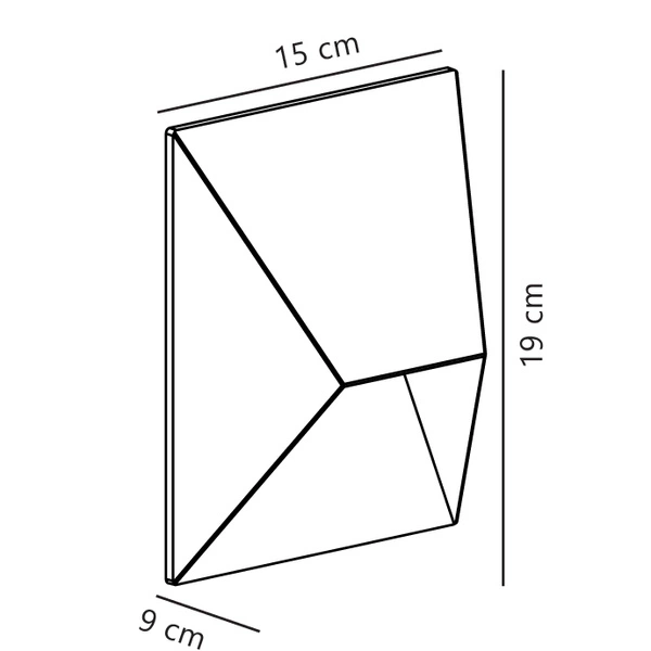 Kinkiet PONTIO GU10 25W Aluminium | Czarny