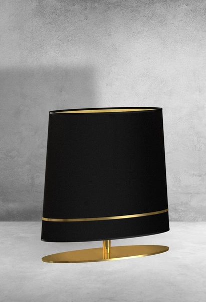 Lampa stołowa BOOTES, złoty/czarny, 1x60W E27, MZ5027