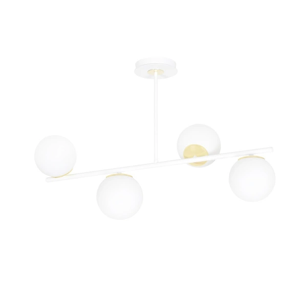 Lampa sufitowa Emibig FLOKI 4 Biały-GOLD 1023/4