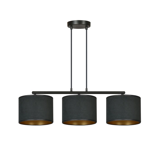 Lampa wisząca Emibig HILDE 3 BL Czarny 1054/3