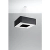 Nowoczesna lampa wisząca URANO SL.0784 60 cm czarna 8xE27
